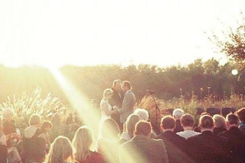 Garden Wedding Ceremony