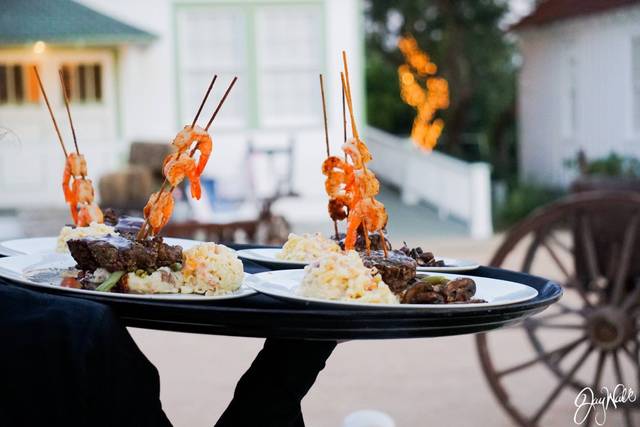 Delectable plated meals