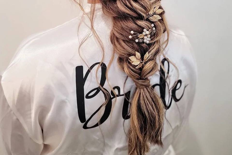 Boho wedding braid