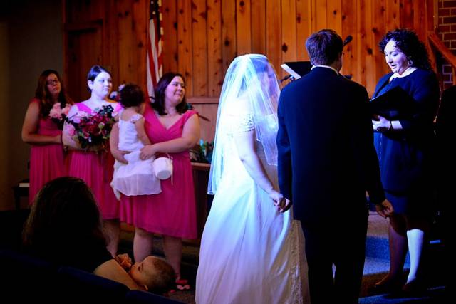 Officiating a wedding