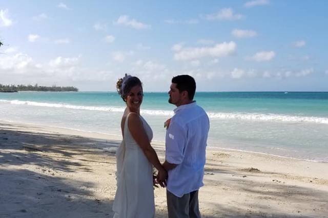 Wedding on the shore