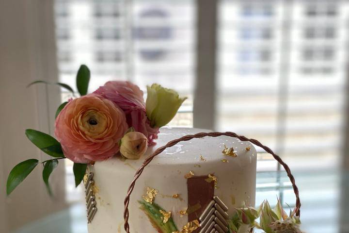 Flowers on a Pedestal