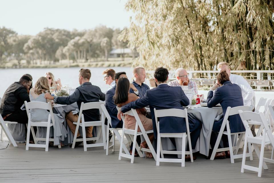 Reception on the Deck