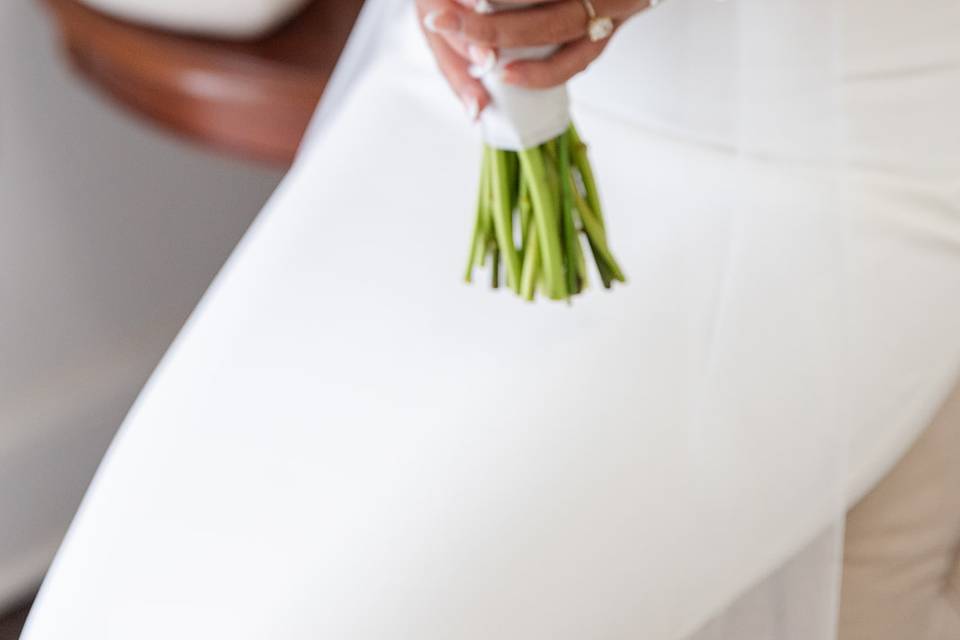 White Bridal Bouquet