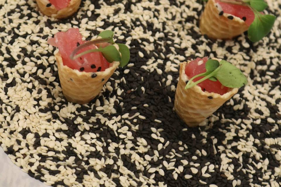 Delicious sushi-inspired bites