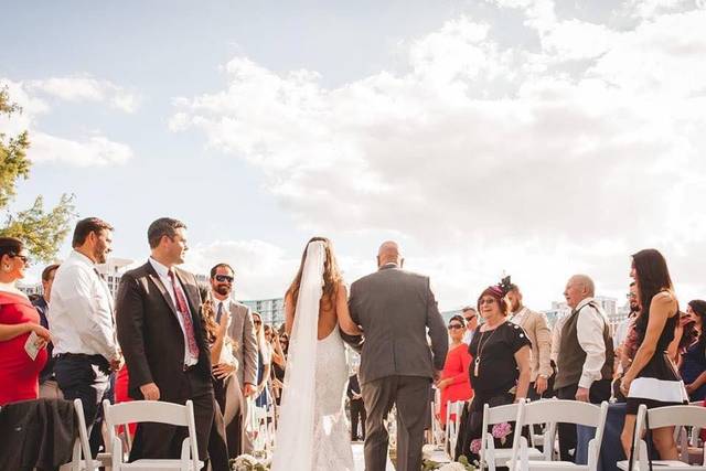 Walking down the aisle