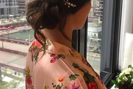 Soft updo
