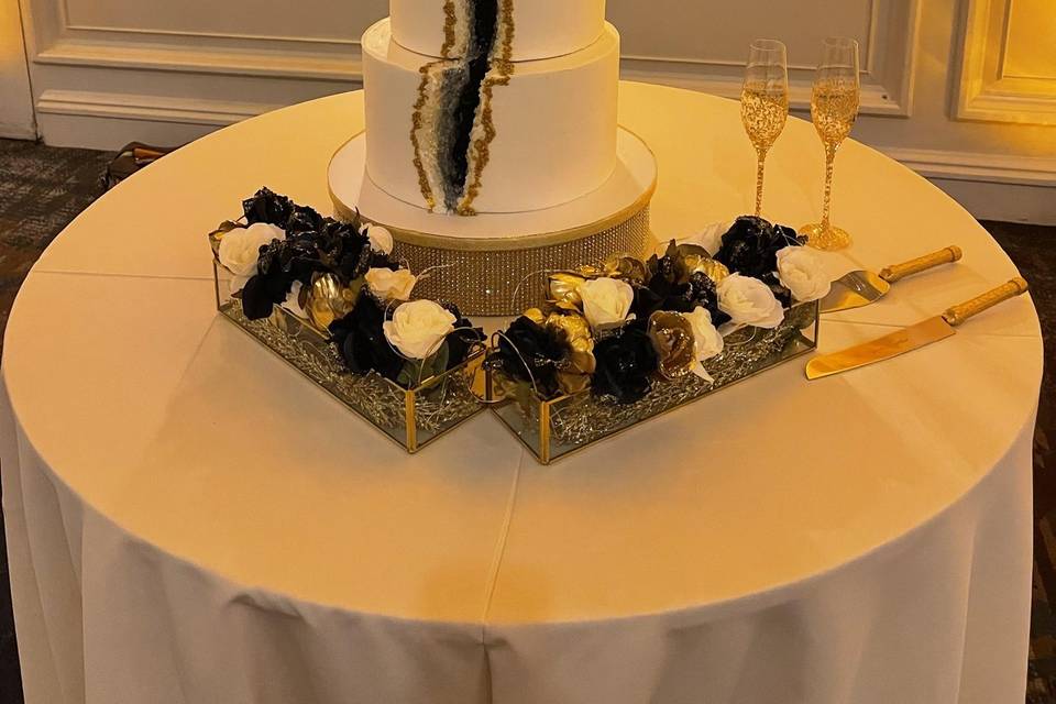 Four tier cake