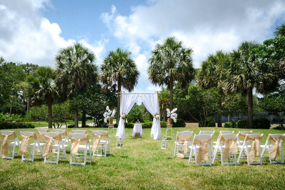 Outdoor ceremony