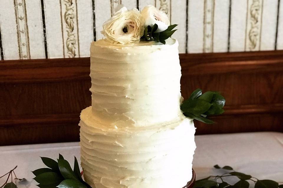 Two-tier cake