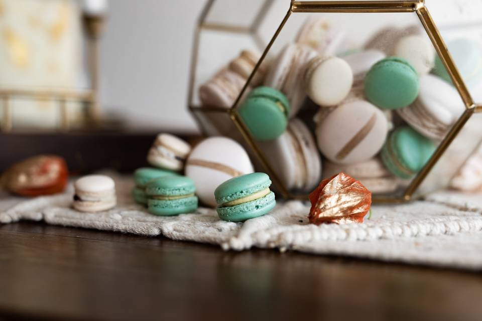 Handcrafted macarons