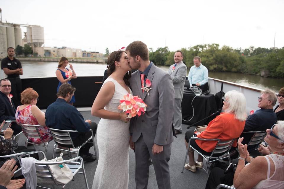 Couple kissing