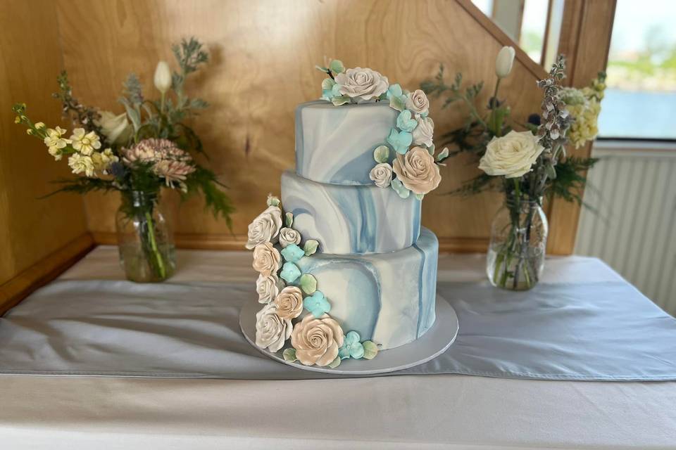 Marbled Wedding Cake