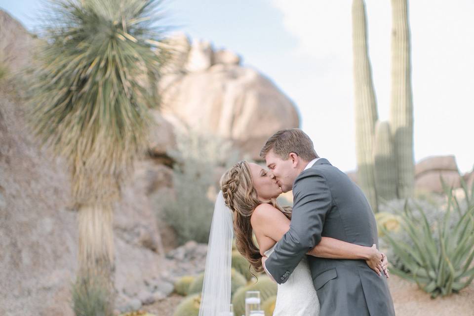 Couple kissing