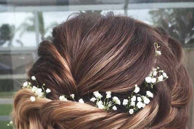 Bridal hair braid