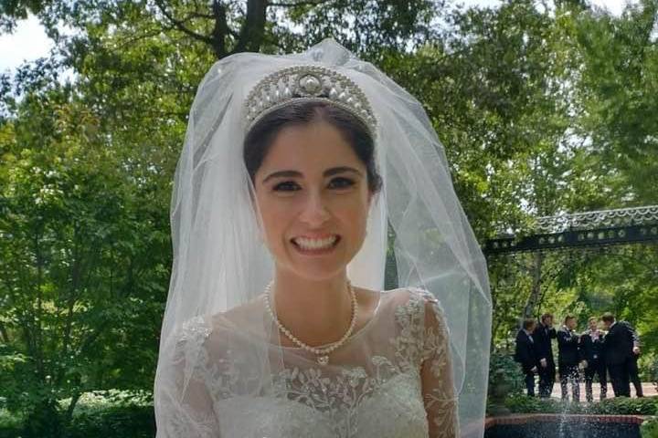 Bride with tiara