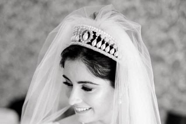Bride with tiara