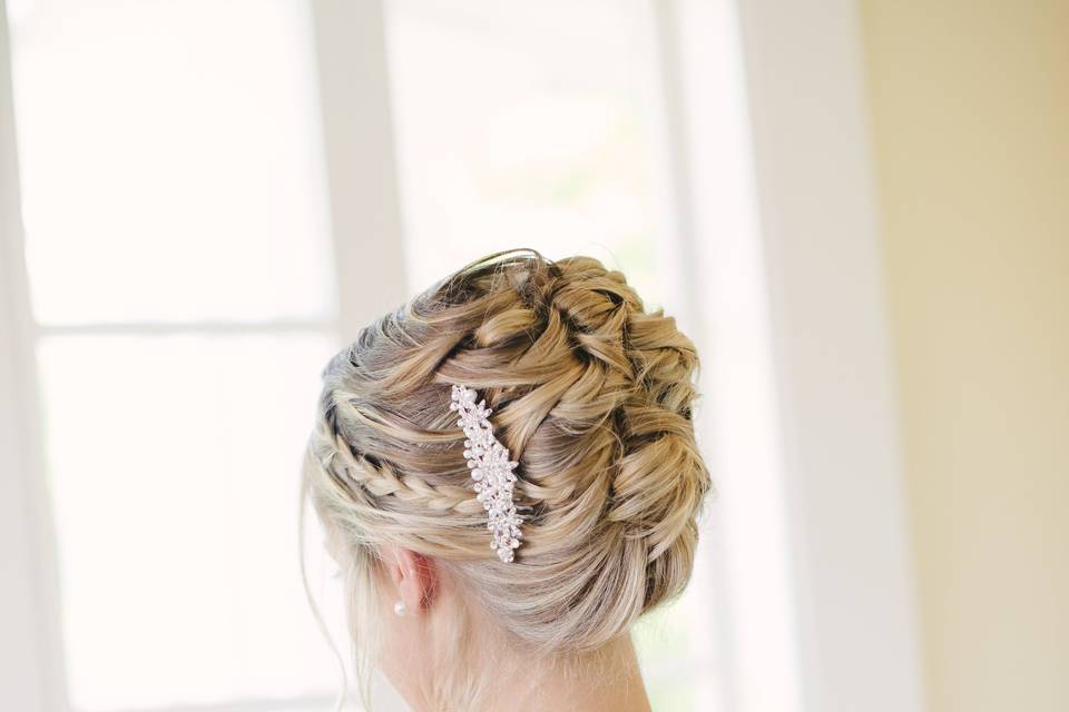 Braided updo