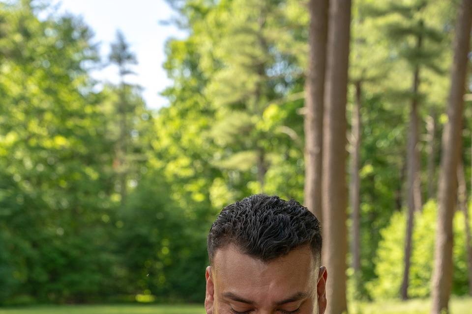 Groom portrait
