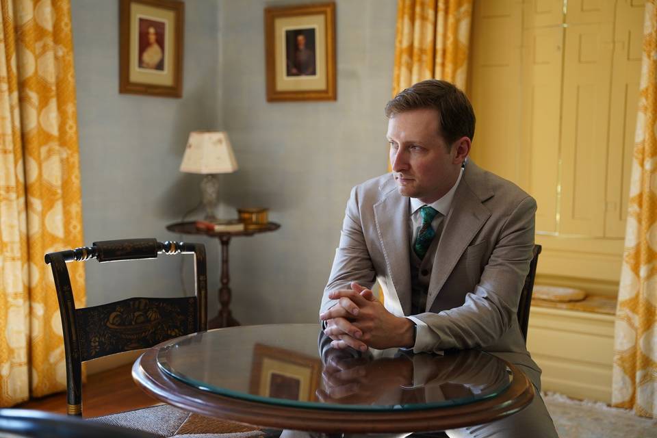 Groom portrait
