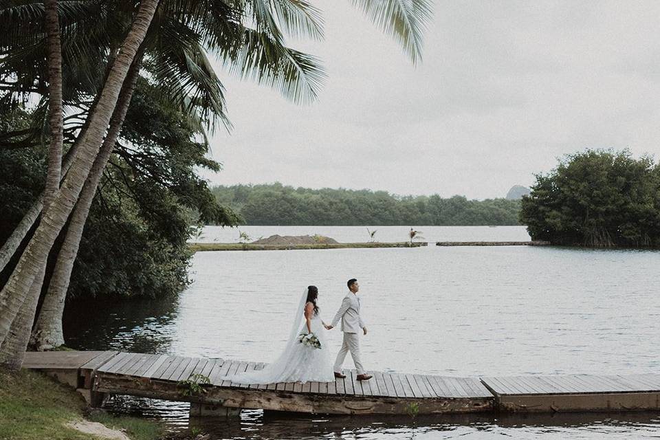 Hawaii wedding day