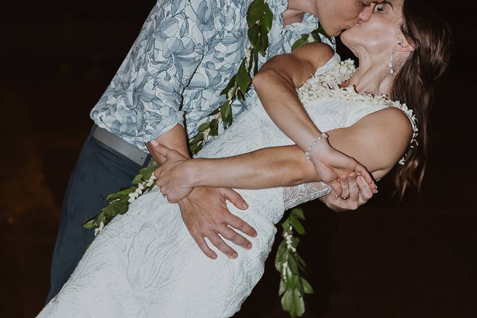 Hawaii wedding day