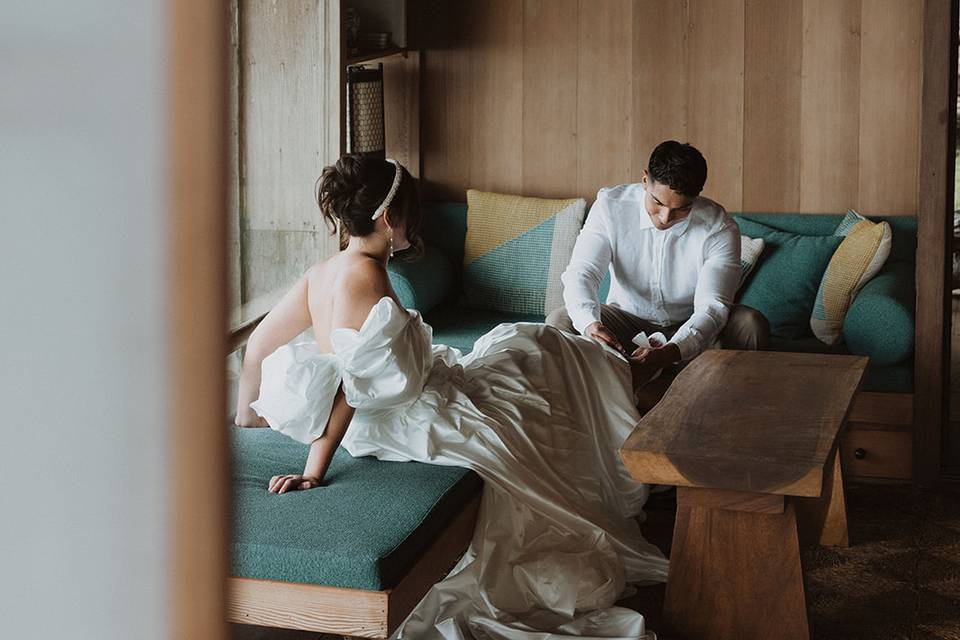 Hawaii wedding day