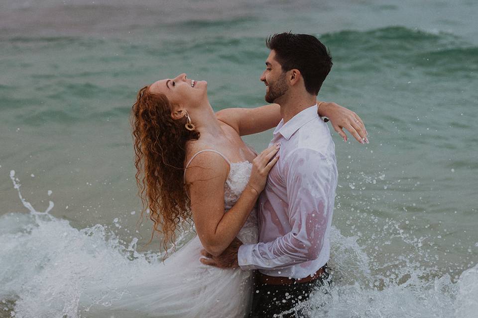 Hawaii wedding day