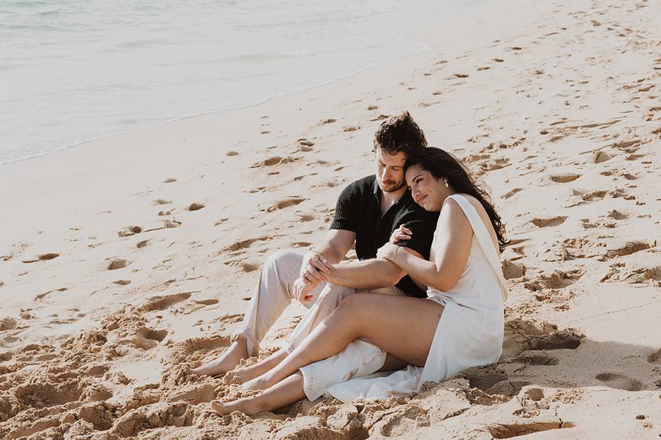 Hawaii wedding day
