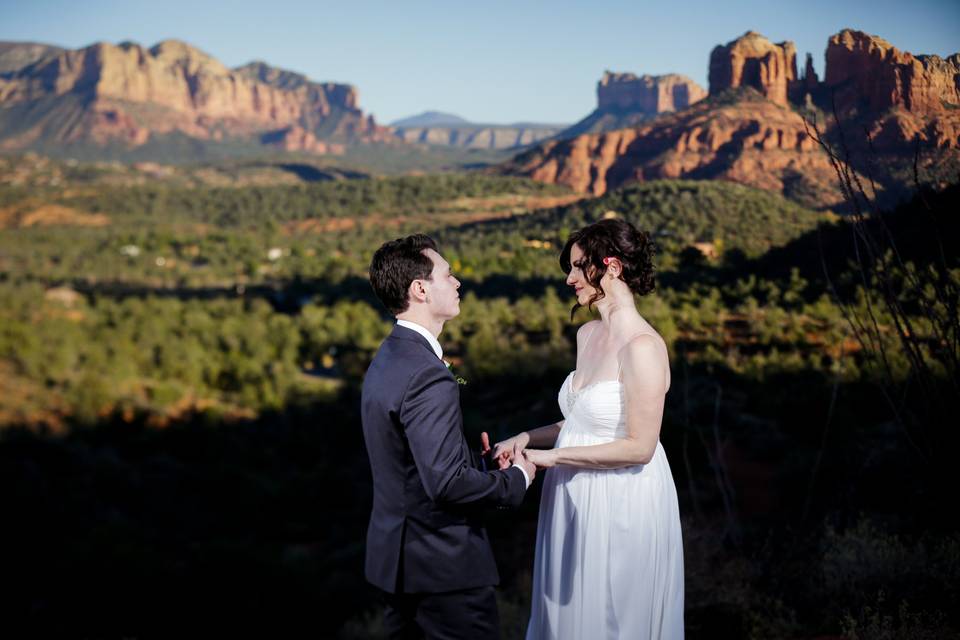 Majestic red rocks