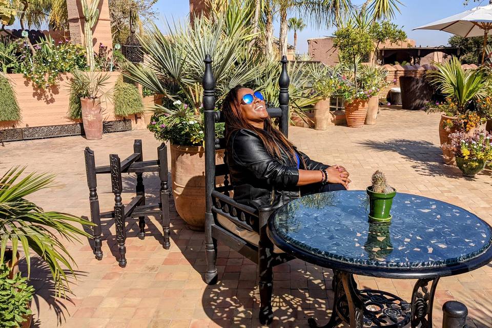 At A Riad In Morocco