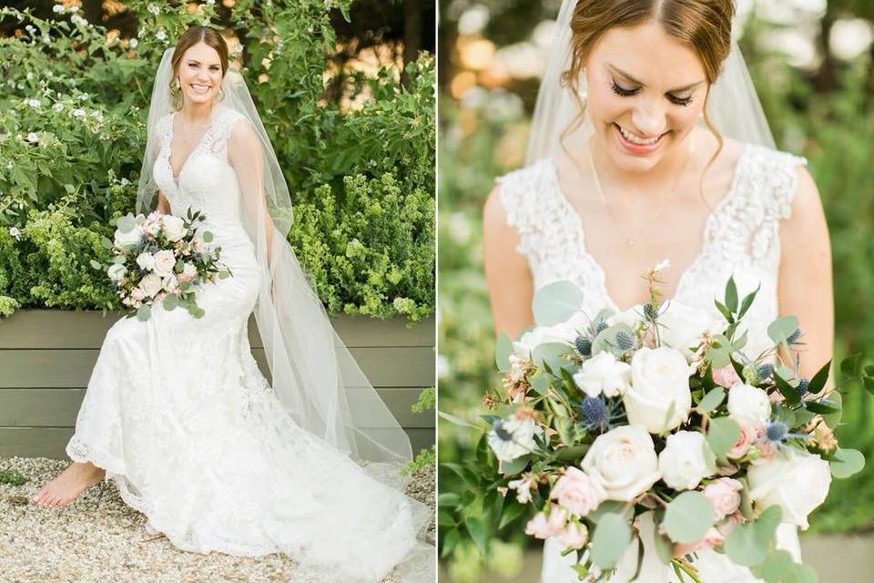 Beautiful bride and photos!