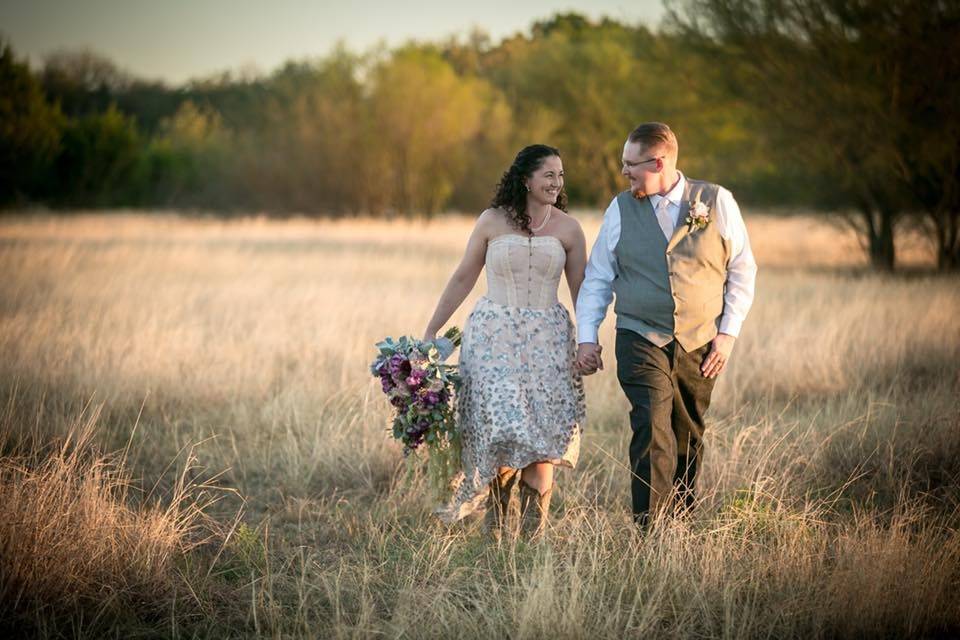 Completely custom bridal gown