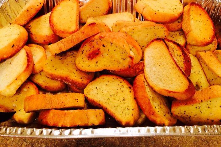 Pasta and bread