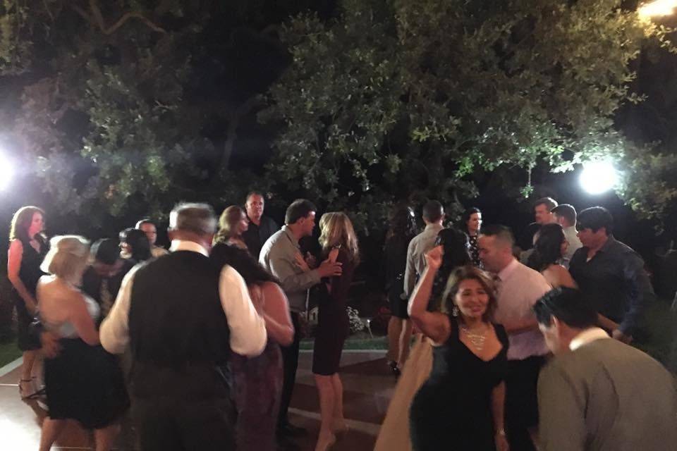 Wedding dance party