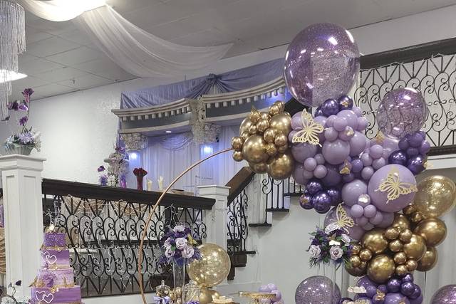 Purple and gold