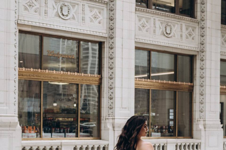 Stunning bride