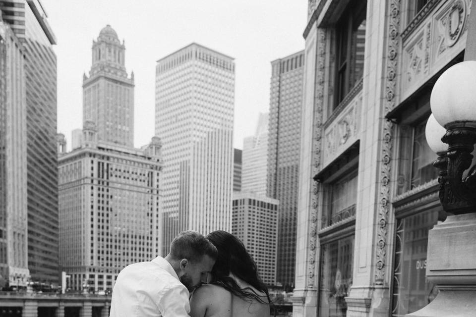 Couple enjoying the view