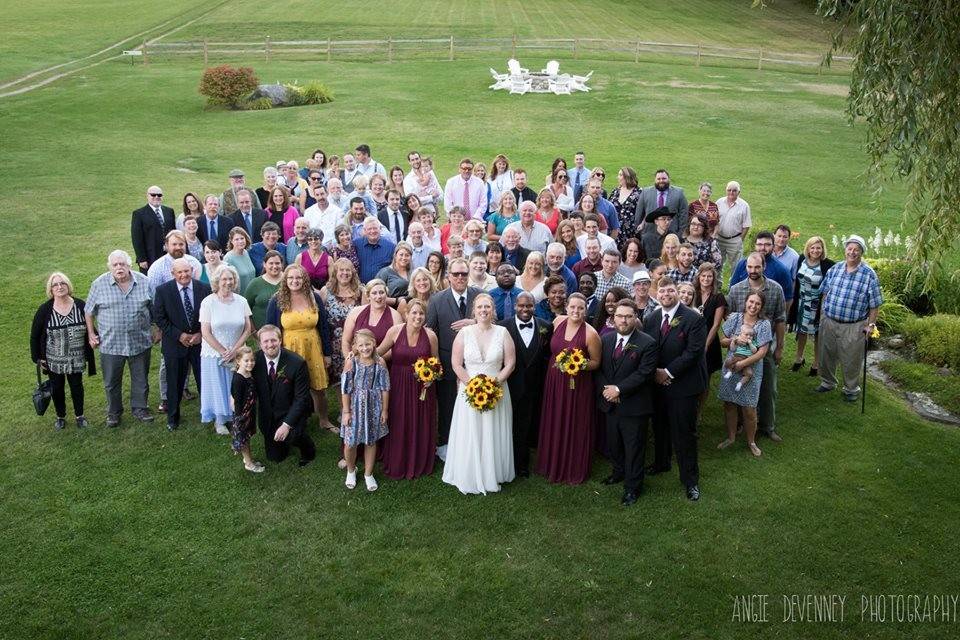 Wedding attendees