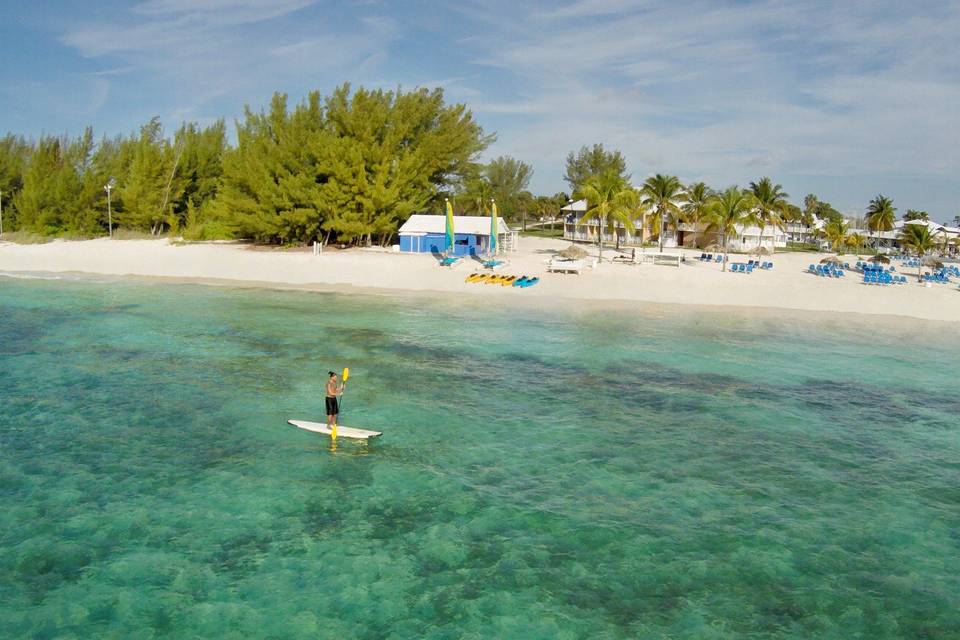 Paddle boarding