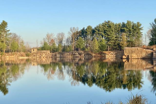 The calm waters