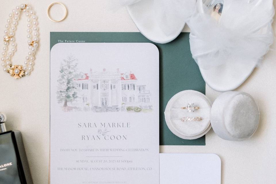 Ryan & Sara's Flat Lay