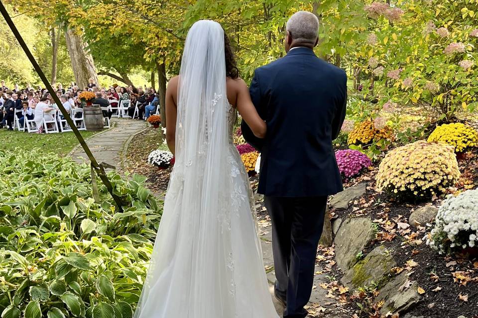 Bride and Dad