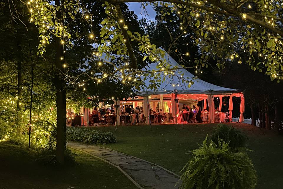 Tent at night