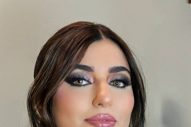 Glam makeup