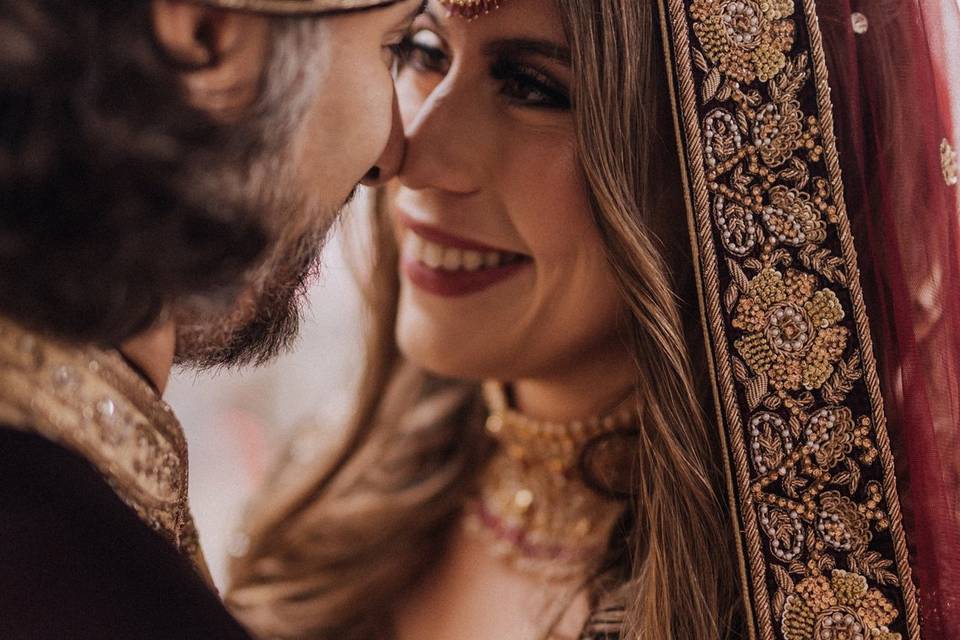 Beautiful Indian model bride -