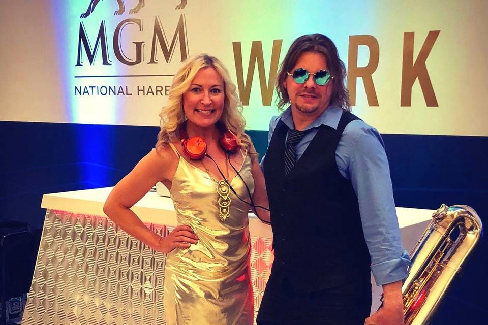 With DJ Shelley, MGM Grand