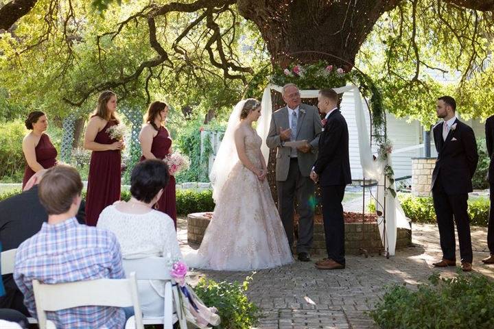 Oak tree wedding