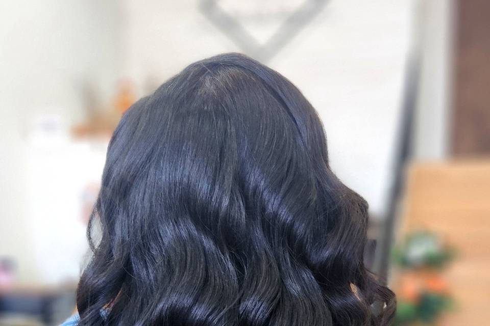 Perfectly curled locks