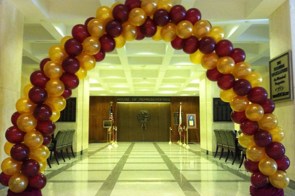 Balloon Arch at Capitol